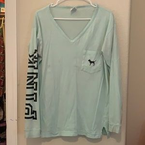 Like New PINK V-Neck Tee